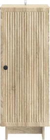 vidaXL Πλαϊνό γραφείο Sonoma Δρυς 33 x 34,5 x 90 εκ Επεξεργασμένο Ξύλο