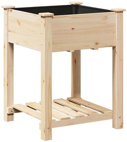 vidaXL Γλάστρα Κήπου 60 x 60 x 76 εκ. από Σολίδ Ξύλο Πεύκου