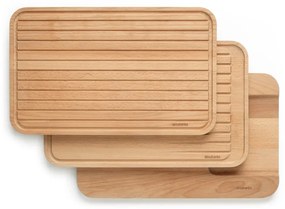 Brabantia 1008516 Σετ Επιφάνεια Κοπής Ξύλινη 3τμχ Profile Wooden 40x25cm