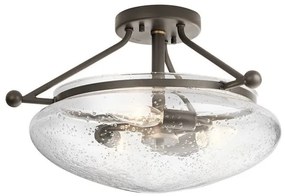 Πλαφονιέρα Φωτιστικό Οροφής 3xE14 Belle Quintiesse Elstead Lighting-QN-BELLE-SF-OZ-Μπρονζέ QN-BELLE-SF-OZ