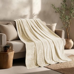 Ριχτάρι Καναπέ Διθέσιου Fleece (170x250) Melinen Giza Ecru