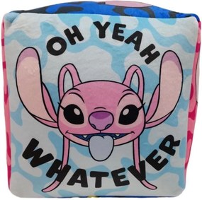 Μαξιλάρι Stitch 28 x 30 x 29 cm Μπλε πολυεστέρας Παιδικά