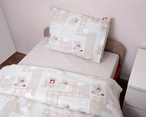 Σετ Σεντόνια Μονά 160x260 Κρις