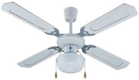Ανεμιστήρας οροφής 42" καφέ λευκός με φως WS42-4CL Primo-800277-Λευκό 800277
