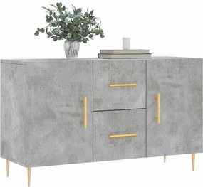 vidaXL Ντουλάπι Γκρι Σκυροδέματος 100 x 36 x 60 εκ. Επεξεργασμένο Ξύλο