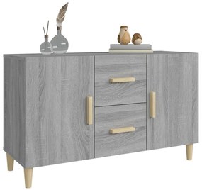 vidaXL Μπουφές Γκρι Sonoma 100 x 36 x 60 εκ. από Επεξεργασμένο Ξύλο