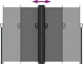 vidaXL Σκίαστρο Πλαϊνό Συρόμενο Ανθρακί 180 x 600 εκ.