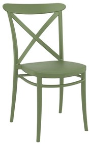 ΚΑΡΕΚΛΑ ΠΟΛ/ΝΙΟΥ ΚΡΟΣ OLIVE GREEN 51Χ51Χ87εκ.