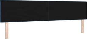 vidaXL LED κεφαλάρι με φώτα λωρίδας LED Μπλε 200 cm Πολυεστέρας