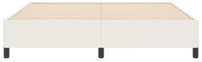 vidaXL Κρεβάτι Κρεμ 180x200 εκ Ίνας Καμβά