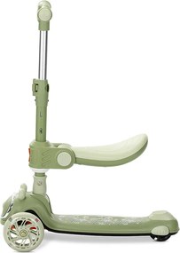 FOLDABLE SCOOTER SWIFTIE UP 50 KG LED/MUSIC GREEN