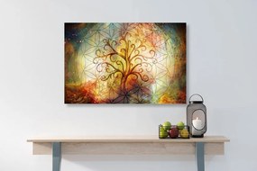 Εικόνα δέντρο με λουλούδι της ζωής - 90x60