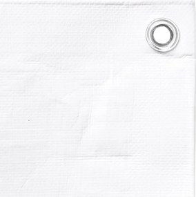 vidaXL Μουσαμάς Λευκός 260 γρ./μ.² 4x6 μ. από HDPE