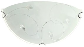 Φωτιστικό Επίτοιχο Aca AD998050 ANYA Διάφανο (Transparent)