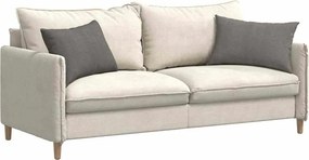 vidaXL Μαξιλάρι Καναπέ 2 pcs Ανοιχτό γκρι 60 x 40 cm