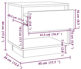 ΚΟΜΟΔΙΝΑ 2 ΤΕΜ. ΛΕΥΚΑ 45 X 34 X 44 ΕΚ. ΑΠΟ ΜΟΡΙΟΣΑΝΙΔΑ 809513