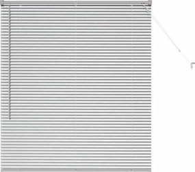 vidaXL Βενετσιάνικες Ρόδες Ασημί 130 x 110 εκ Αλουμίνιο