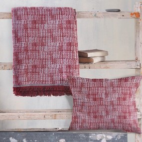 Ριχτάρι Cailin Red Ρυθμός Two-seater 180x240cm Cotton-Polyester