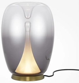 Επιτραπέζιο Φωτιστικό LED 9W Χρυσό Γκρι Γυαλί Splash MOD282TL-L15G3K Maytoni MOD282TL-L15G3K Χρυσό