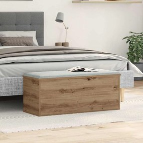 vidaXL Κουτί αποθήκευσης με αποθήκευση Artisan Oak 90 x 35 x 35 cm
