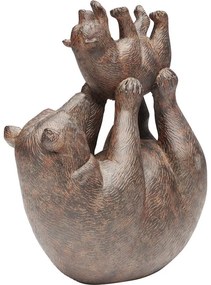 Διακοσμητικό Επιτραπέζιο Artistic Bears Καφέ 26,5x13,5x29 εκ. - Καφέ