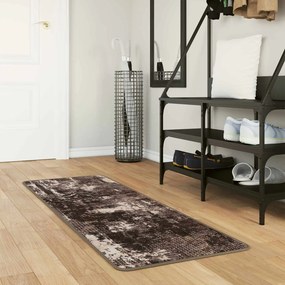 vidaXL Χαλί Runner MARSA Μαύρο και Λευκό 50 x 200 εκ.