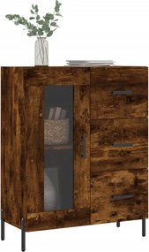 vidaXL Ντουλάπι Καπνιστή Δρυς 69,5 x 34 x 90 εκ. Επεξεργασμένο Ξύλο
