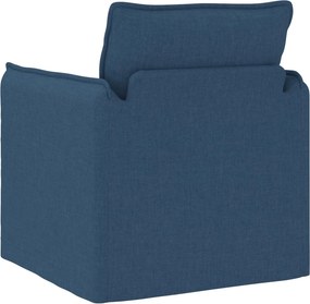 vidaXL Καναπές Μπλε 75 x 82 x 85 εκ ύφασμα