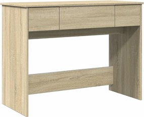 vidaXL Μπουντουάρ με Καθρέφτη Sonoma Δρυς 100x45x76 εκ.