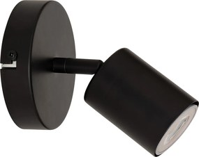 Σποτ Μονόφωτο A-S Vico Black 205930A