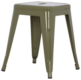ΣΚΑΜΠΟ ΜΕΤΑΛΛΙΚΟ MELITA HM0096.43 ΣΕ DARK OLIVE ΧΡΩΜΑ 37x37x45Υεκ. (1 Τεμμάχια)