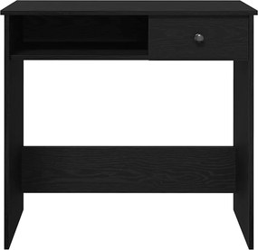 vidaXL Γραφείο Μαύρο 80 x 40 x 75 εκ. από Μοριοσανίδα