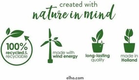 Βάζο Λουλουδιών Elho Λευκό Πλαστική ύλη Στρόγγυλο