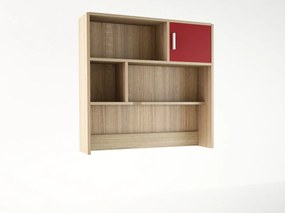 SARRIS  Εταζέρα σε χρώμα δρυς-πορτοκαλί 100x30x100 SARRIS 14-PORTOKALI