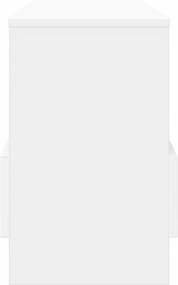 vidaXL Ράφι Περιοδικών Λευκό 102 x 30 x 45 εκ.