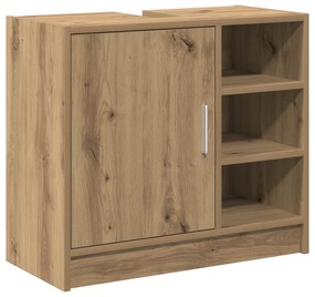 vidaXL Ντουλάπι νιπτήρα Artisan Oak 63x29x55 cm Επεξεργασμένο ξύλο