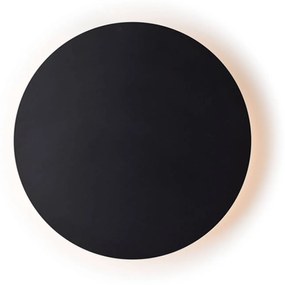 Φωτιστικό Τοίχου Με Mdf ZM1724LEDWB Black Mdf,Μέταλλο