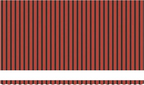 vidaXL Ύφασμα Ομπρέλας με πορτοκαλί και καφέ 600 x 350 εκ Πολυεστέρας