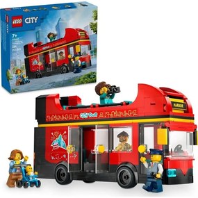 City Great Vehicles: Διώροφο Λεωφορείο Ξενάγησης (60407) 7 Ετών+ Red Lego