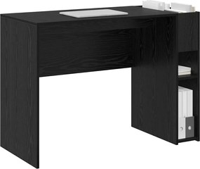 vidaXL Γραφείο Μαύρη Οξυά 109 x 50 x 78 εκ Επεξεργασμένο ξύλο