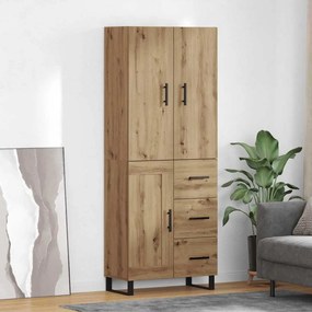 vidaXL Highboard 2 pcs Artisan Oak 69,5 x 34 x 180 εκ.