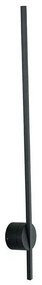 Φωτιστικό Τοίχου - Απλίκα Shanghai LED-SHANGHAI-APC NERO 10W Led 15x78,8cm Black Luce Ambiente Desig Aluminium