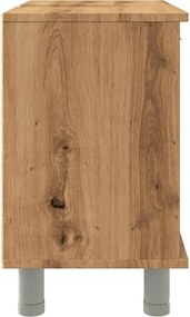 vidaXL Ντουλάπι μπάνιου Δρυς τεχνίτης 60x32x53,5cm Κατασκευασμένο ξύλο