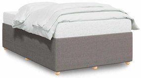 vidaXL Σκελετός Κρεβατιού Χωρίς Στρώμα Taupe 120x200 εκ. Υφασμάτινο