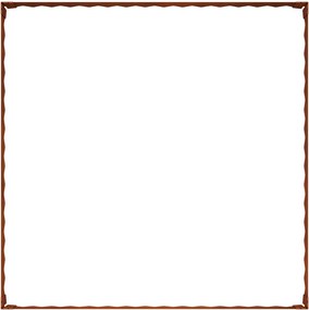 vidaXL Περίγραμμα γκαζόν 4 τμχ. 100 x 100 x 20 cm Ατσάλι Σκ rusty