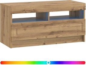 vidaXL Ντουλάπα LED Τηλεόρασης Artisan Δρυς Επεξεργασμένο Ξύλο