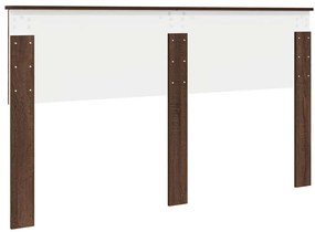 vidaXL Κεφαλάρι Καφέ δρυς 160 cm Επεξεργασμένο ξύλο