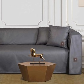 Αδιάβροχο Ριχτάρι Καναπέ Τριθέσιου (180x300) Greenwich Polo Club Premium 3927 Grey