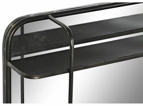 Τοίχο καθρέφτη DKD Home Decor Μαύρο 80 x 12 x 50 cm