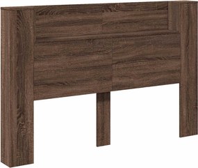 vidaXL Κεφαλάρι Καφέ δρυς 160 x 16,5 x 103,5 cm Επεξεργασμένο ξύλο